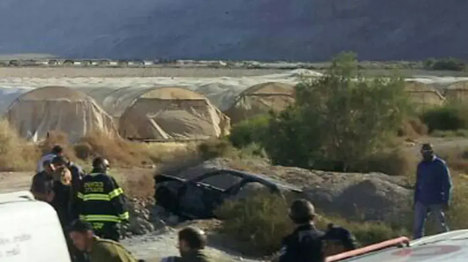 גופה נמצאה שרופה ברכב באזור קיבוץ קליה, אפריל 2013 גופה נמצאה שרופה ברכב באזור קיבוץ קליה, אפריל 2013