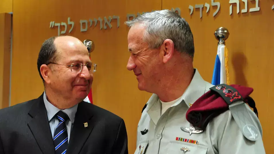 הרמטכ"ל רב-אלוף בני גנץ, ושר הביטחון משה יעלון בטקס הרמת כוסית לכבוד יום העצמאות הרמטכ"ל רב-אלוף בני גנץ, ושר הביטחון משה יעלון בטקס הרמת כוסית לכבוד יום העצמאות