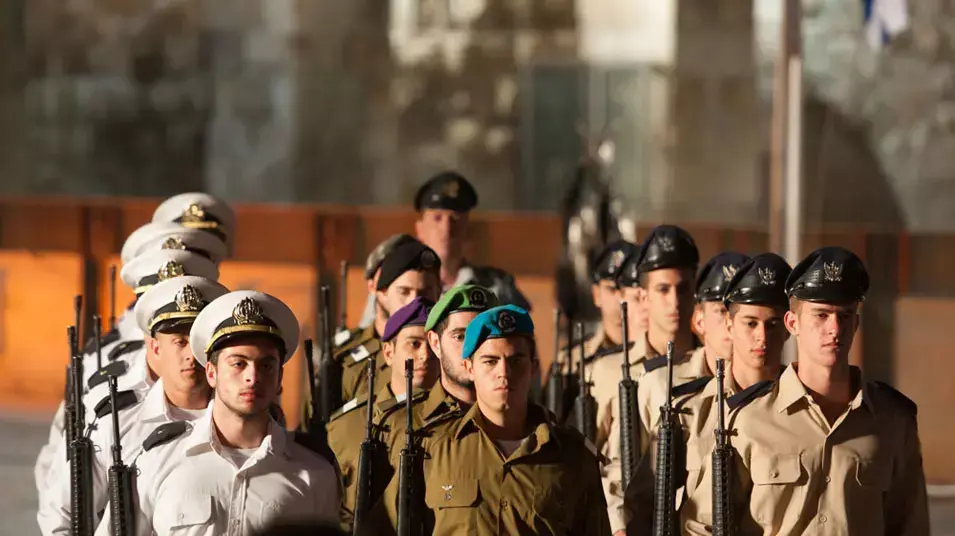 טקס הזיכרון ברחבת הכותל, אפריל 2013