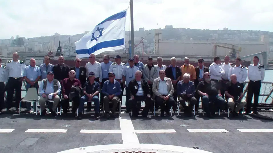 קציני חיל הים בכנס לציון 40 שנה למלחמת יום כיפור