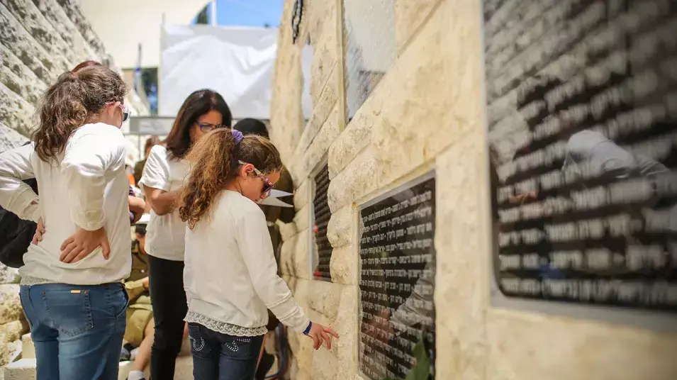 טקס יום הזיכרון לנפגעי פעולות האיבה, אפריל 201 טקס יום הזיכרון לנפגעי פעולות האיבה, אפריל 201