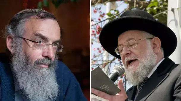 רבה של תל אביב, הרב ישראל לאו, ויו"ר ארגון רבני צהר, הרב דוד סתיו