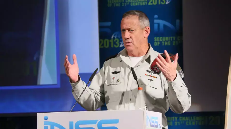 הרמטכ"ל, רב-אלוף בני גנץ, נואם בכנס המכון למחקרי ביטחון לאומי, 22 באפריל 2013 הרמטכ"ל, רב-אלוף בני גנץ, נואם בכנס המכון למחקרי ביטחון לאומי, 22 באפריל 2013