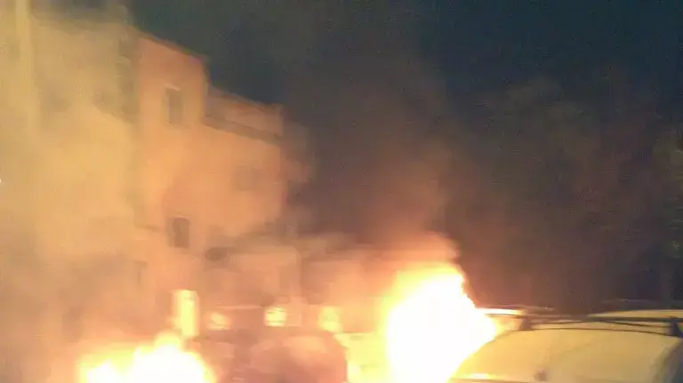 פעולות תג מחיר בכפר עכברה, כלי רכב שרופי, אפריל 2013