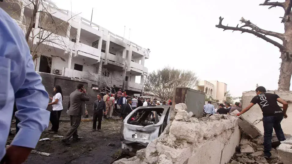 פיגוע בשגרירות צרפת בטריפולי, לוב, אפריל 2013 פיגוע בשגרירות צרפת בטריפולי, לוב, אפריל 2013