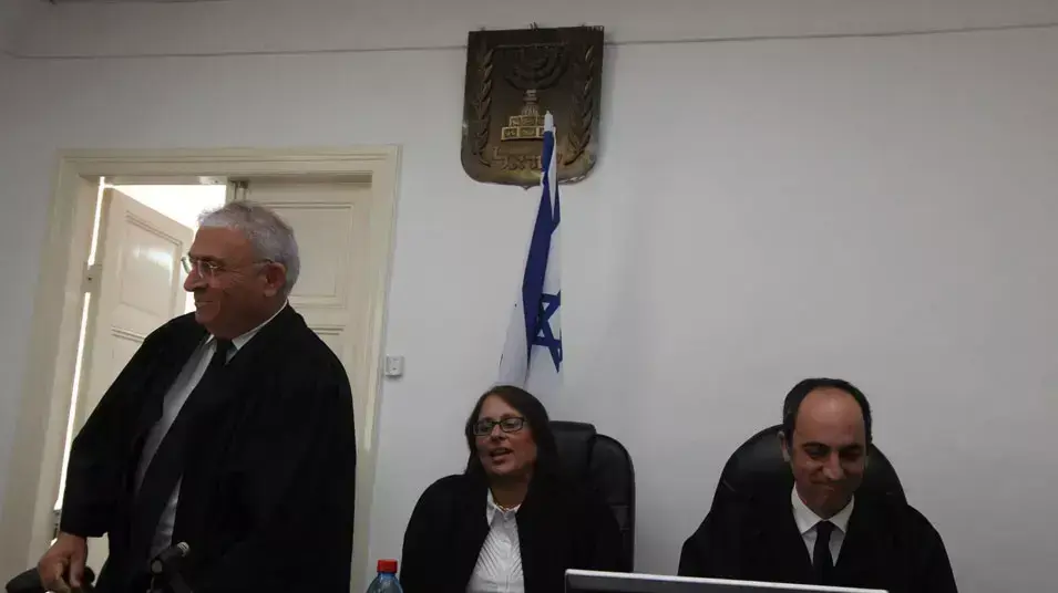 אבידגור ליברמן בבית משפט השלום בירושלים, אפריל 2013 אבידגור ליברמן בבית משפט השלום בירושלים, אפריל 2013