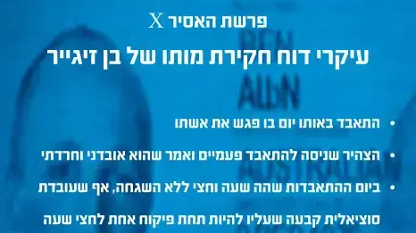 עיקרי דוח עיקרי דוח