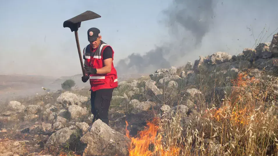 שריפה באלעד, אפריל 2013 שריפה באלעד, אפריל 2013