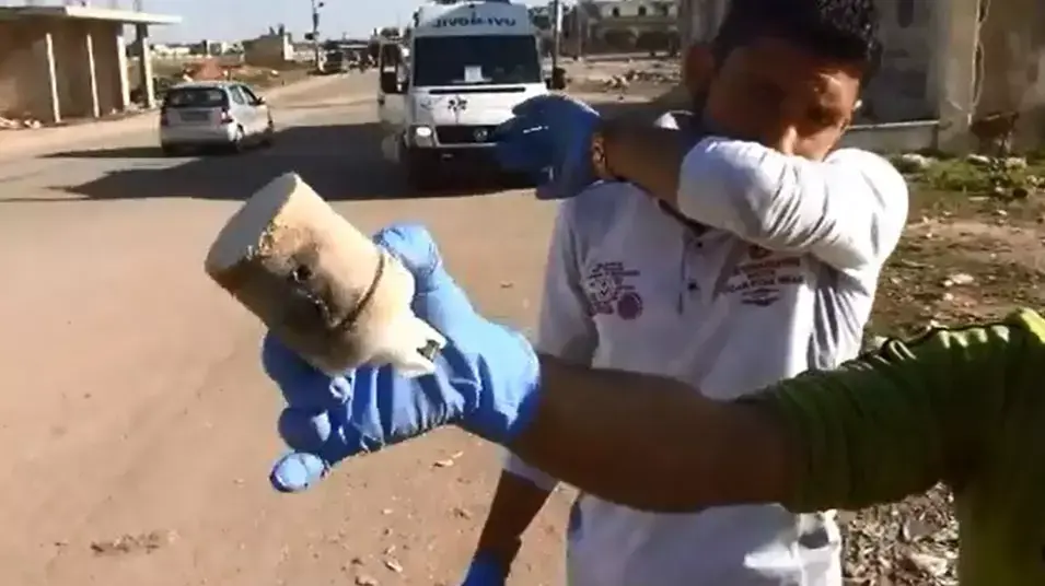 תקיפה לכאורה של נשק כימי בעיר סראקב, מחוז אידליב, צפון סוריה. אפריל 2013