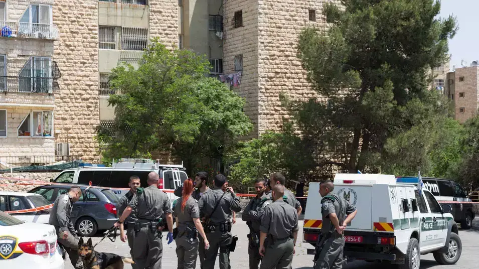 זירת הרצח בירושלים. אפריל 2013 זירת הרצח בירושלים. אפריל 2013