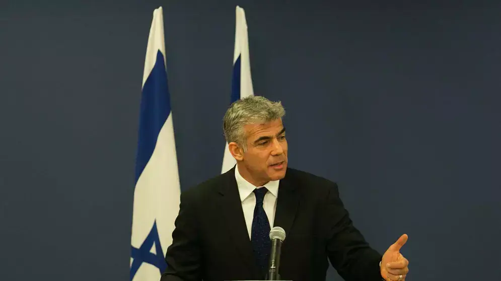 יאיר לפיד ועופר עיני במסיבת עיתונאים, מאי 2013 יאיר לפיד ועופר עיני במסיבת עיתונאים, מאי 2013