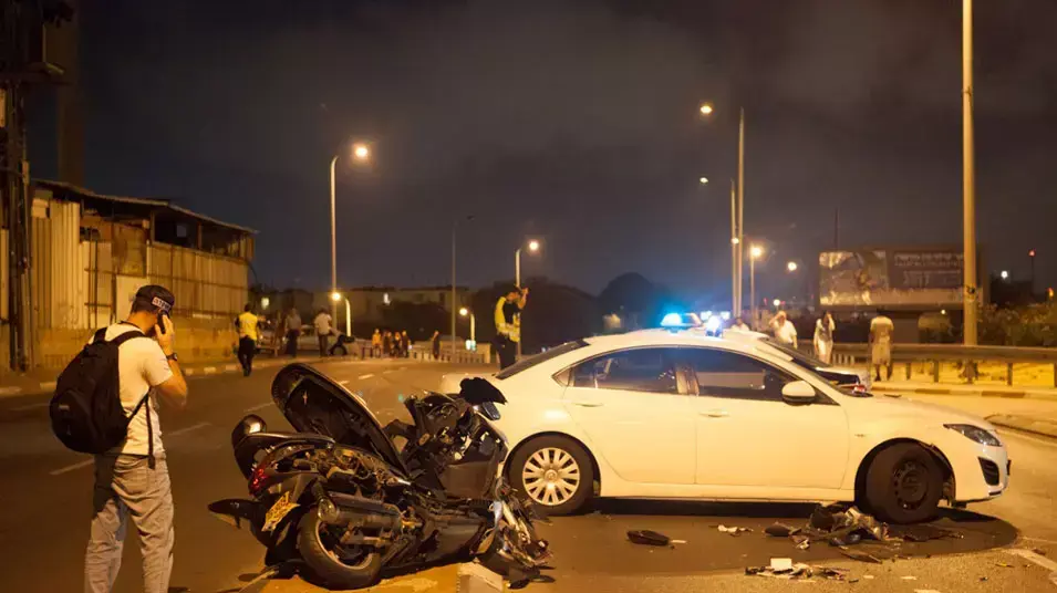 האופנוע של החשוד ברצח בחולון האופנוע של החשוד ברצח בחולון