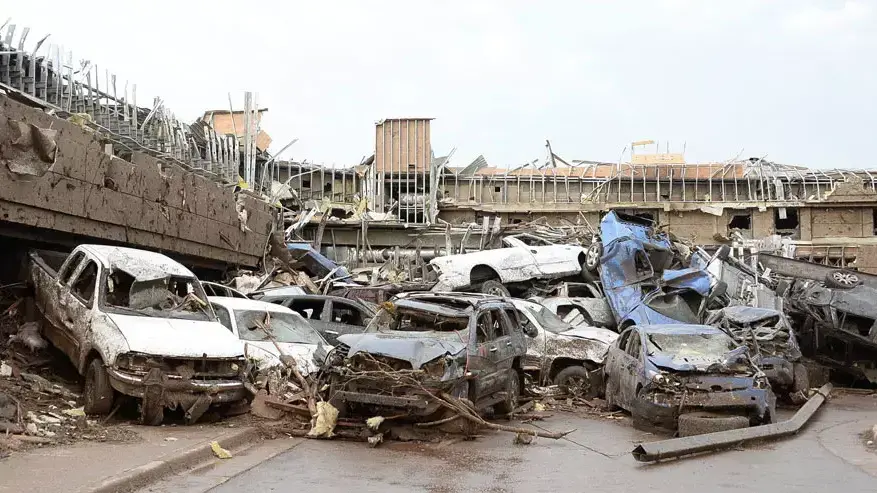 סופת טורנדו הכתה באוקלהומה סופת טורנדו הכתה באוקלהומה