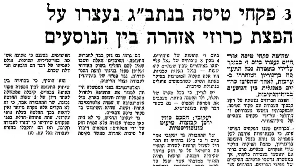 שביתת פקחי הטיסה בנתב"ג בשנת 1977 שביתת פקחי הטיסה בנתב"ג בשנת 1977