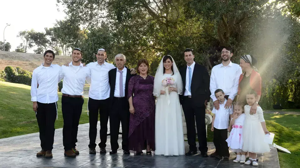 החתונה של ציפי חוטובלי ואור אלון. מאי 2013