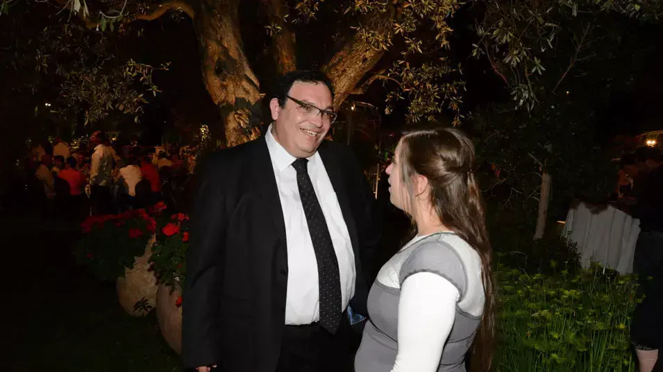 שי פירון  בחתונתה של ציפי חוטובלי. מאי 2013