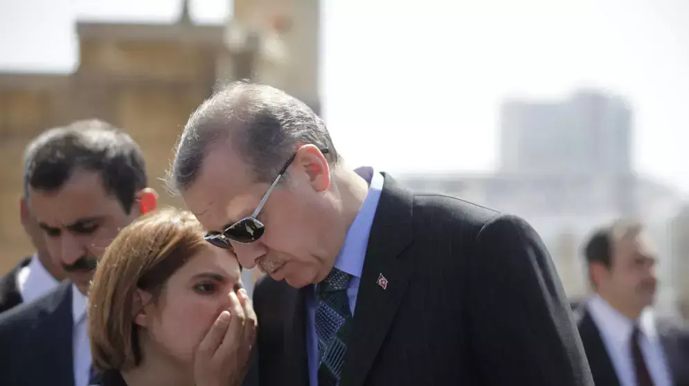 ראש ממשלת טורקיה, רג'פ טייפ ארדואן, מתלחשש בביקור ברבאט, מרוקו. 4 ביוני 2013