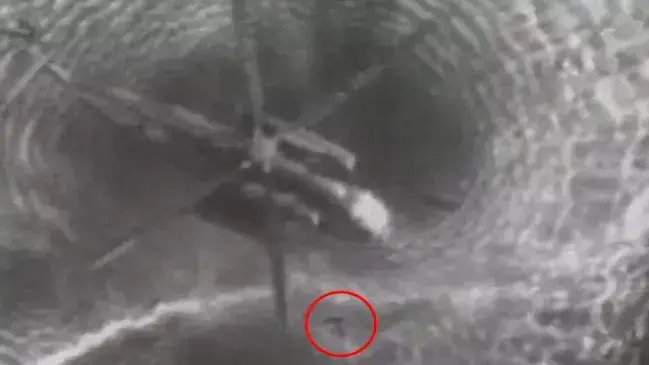 תיעוד: חילוץ טייסי מטוס ה-F-16 שהתרסק בים