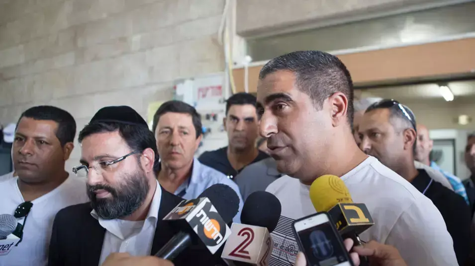 מאיר תורג'מן, יו"ר ועד עובדי נמל חיפה, יולי 2013