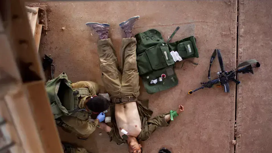 חיילי צה"ל מתאמנים בלוחמה מול חיזבאללה בבסיס המדמה כפר לבנוני. יולי 2013 חיילי צה"ל מתאמנים בלוחמה מול חיזבאללה בבסיס המדמה כפר לבנוני. יולי 2013