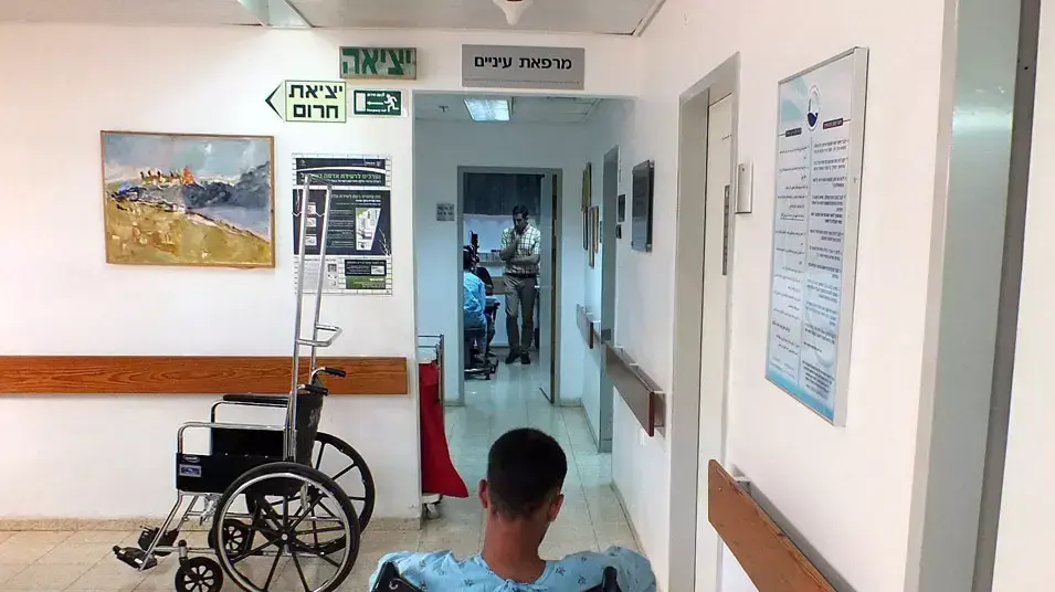 נער מהצפון איבד את ראייתו מפגיעת חזיז בעינו, יולי 2013