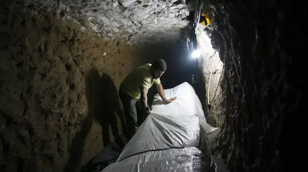 מנהרות הברחה בין עזה ובין מצרים מנהרות הברחה בין עזה ובין מצרים