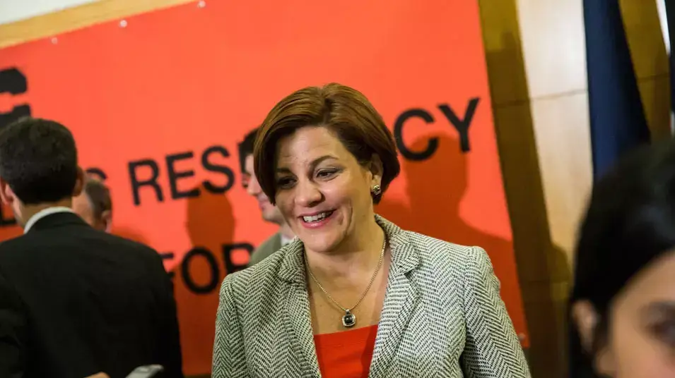 כריסטין קווין, יו"ר מועצת העיר ניו יורק ומתמודדת לראשות העיר כריסטין קווין, יו"ר מועצת העיר ניו יורק ומתמודדת לראשות העיר
