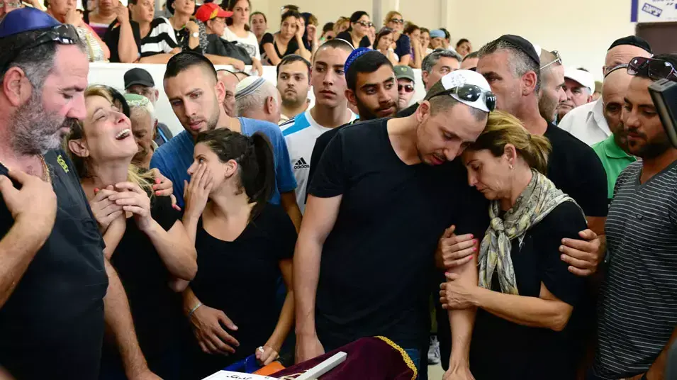 הלווייתם של נתן וימית ז'ורנו.יולי 2013