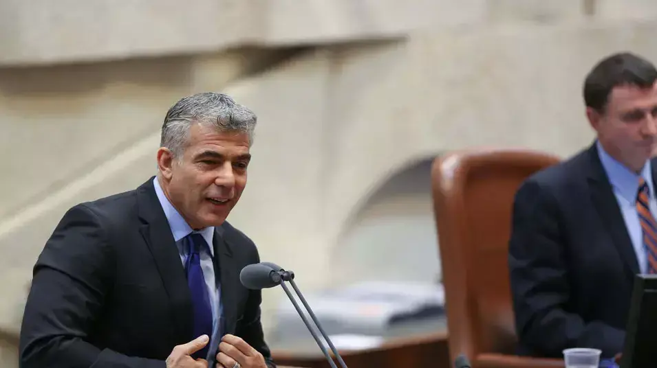 שר האוצר לפיד באישור התקציב בכנסת, יולי 2013 שר האוצר לפיד באישור התקציב בכנסת, יולי 2013