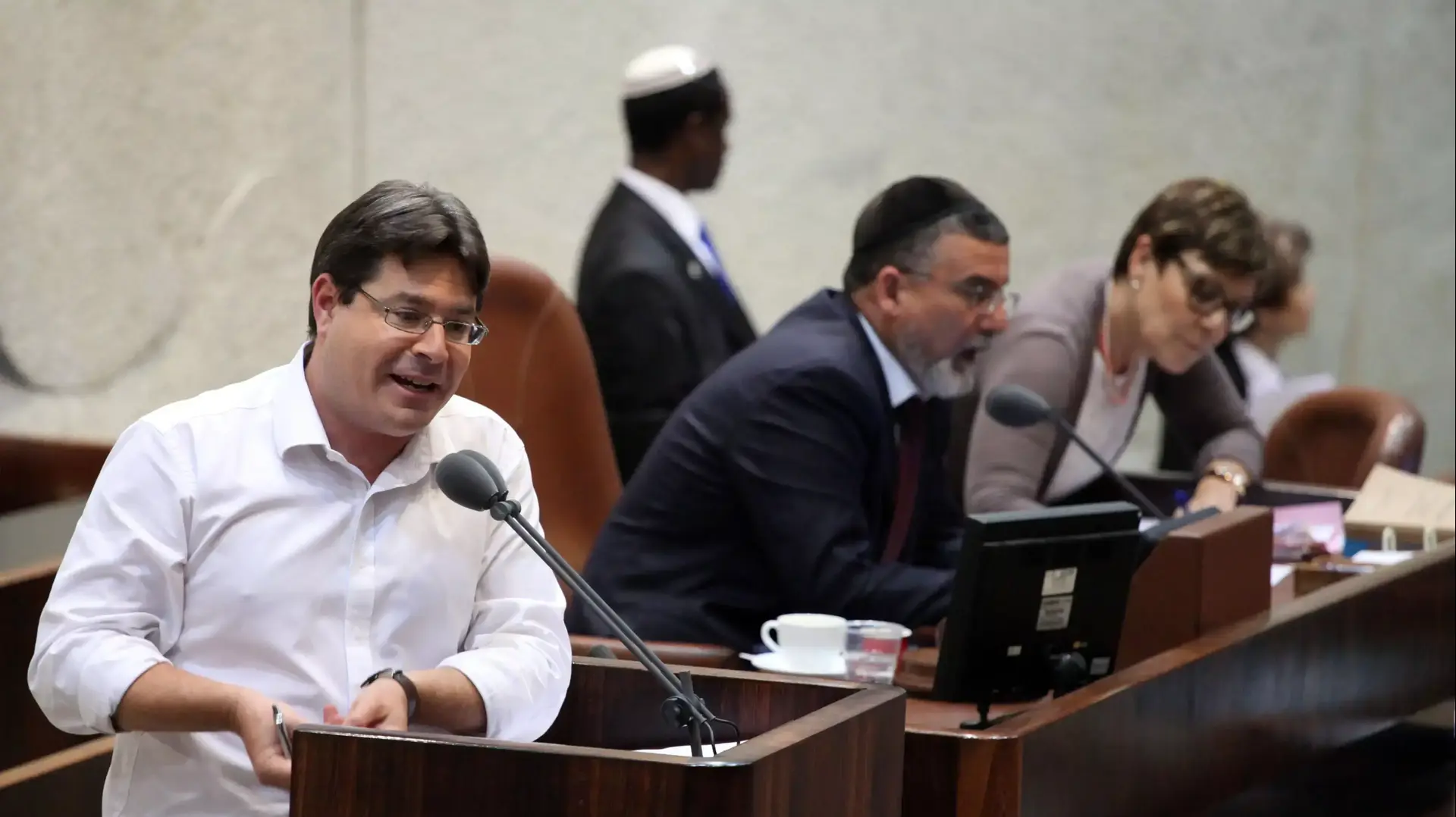 זהבה גלאון במליאת הכנסת זהבה גלאון במליאת הכנסת