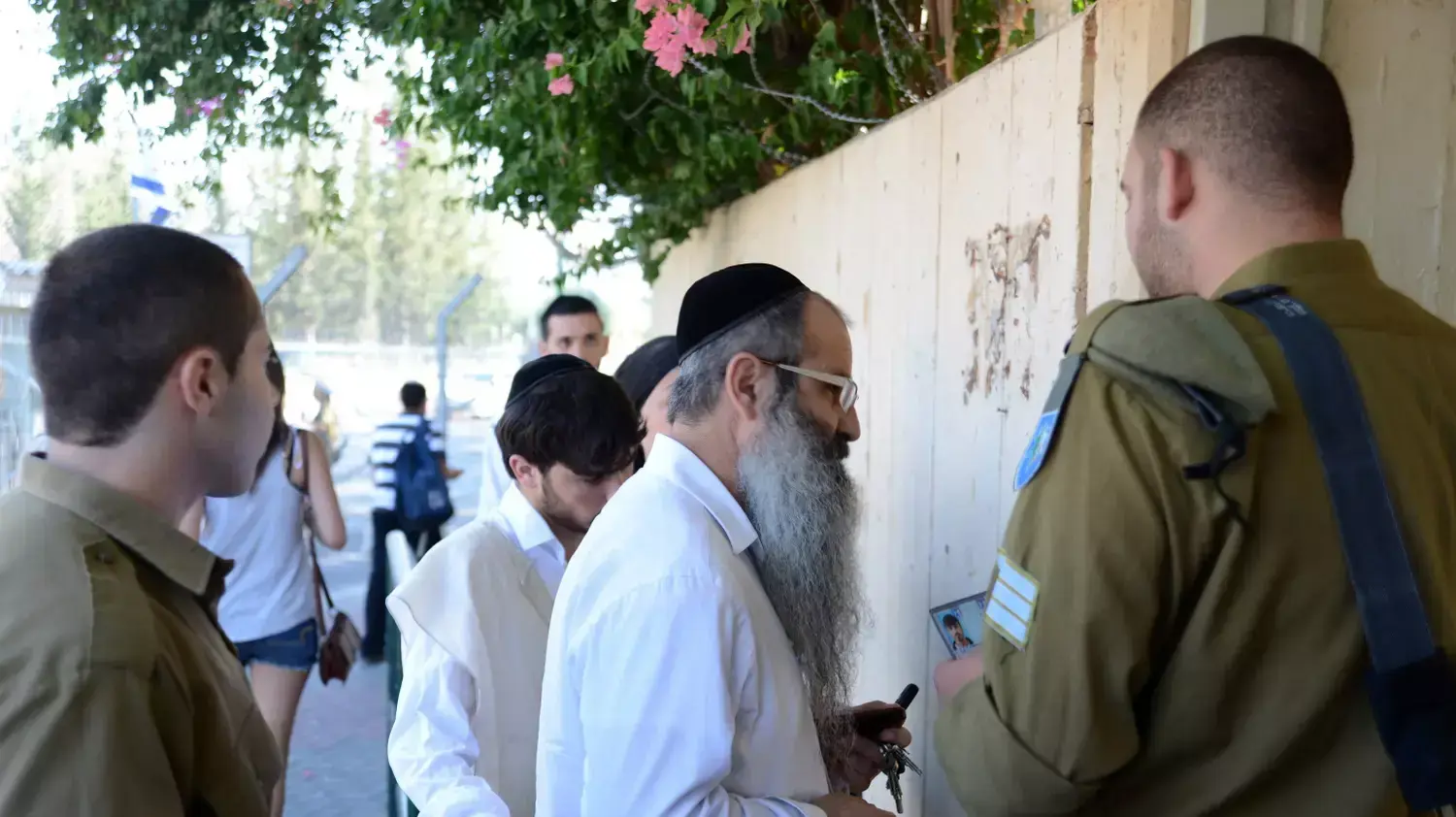 גיוס לנחל החרדי בבקו"ם. אוגוסט 2013 גיוס לנחל החרדי בבקו"ם. אוגוסט 2013