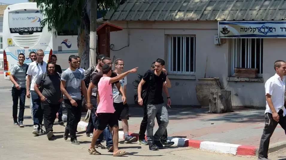 גיוס לנחל החרדי בבקו"ם. אוגוסט 2013 גיוס לנחל החרדי בבקו"ם. אוגוסט 2013