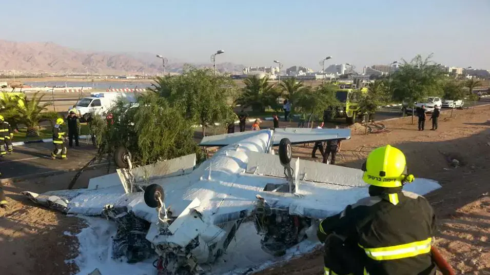 מטוס קל התרסק באילת, אוגוסט 2013 מטוס קל התרסק באילת, אוגוסט 2013
