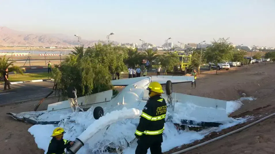 מטוס קל התרסק באילת, אוגוסט 2013 מטוס קל התרסק באילת, אוגוסט 2013