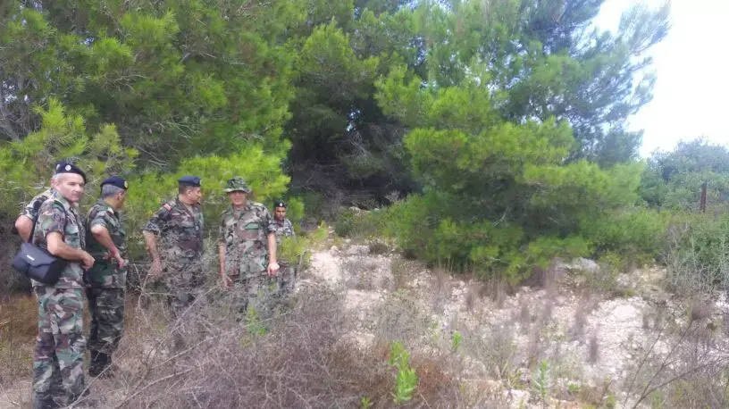 צבא לבנון בסריקות באזור שבו נפצעו חיילי צה"ל בדרום לבנון. 7 באוגוסט 2013 צבא לבנון בסריקות באזור שבו נפצעו חיילי צה"ל בדרום לבנון. 7 באוגוסט 2013