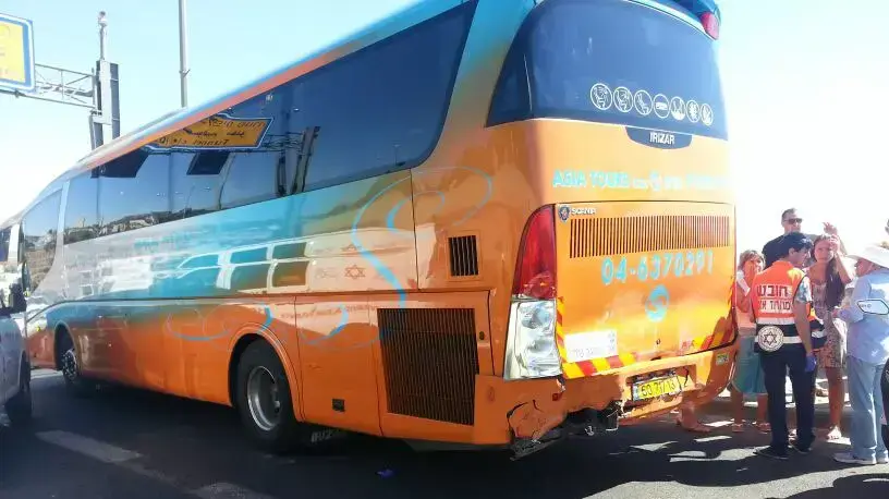 תאונה במנהרת הר הצופים. אוגוסט 2013 תאונה במנהרת הר הצופים. אוגוסט 2013