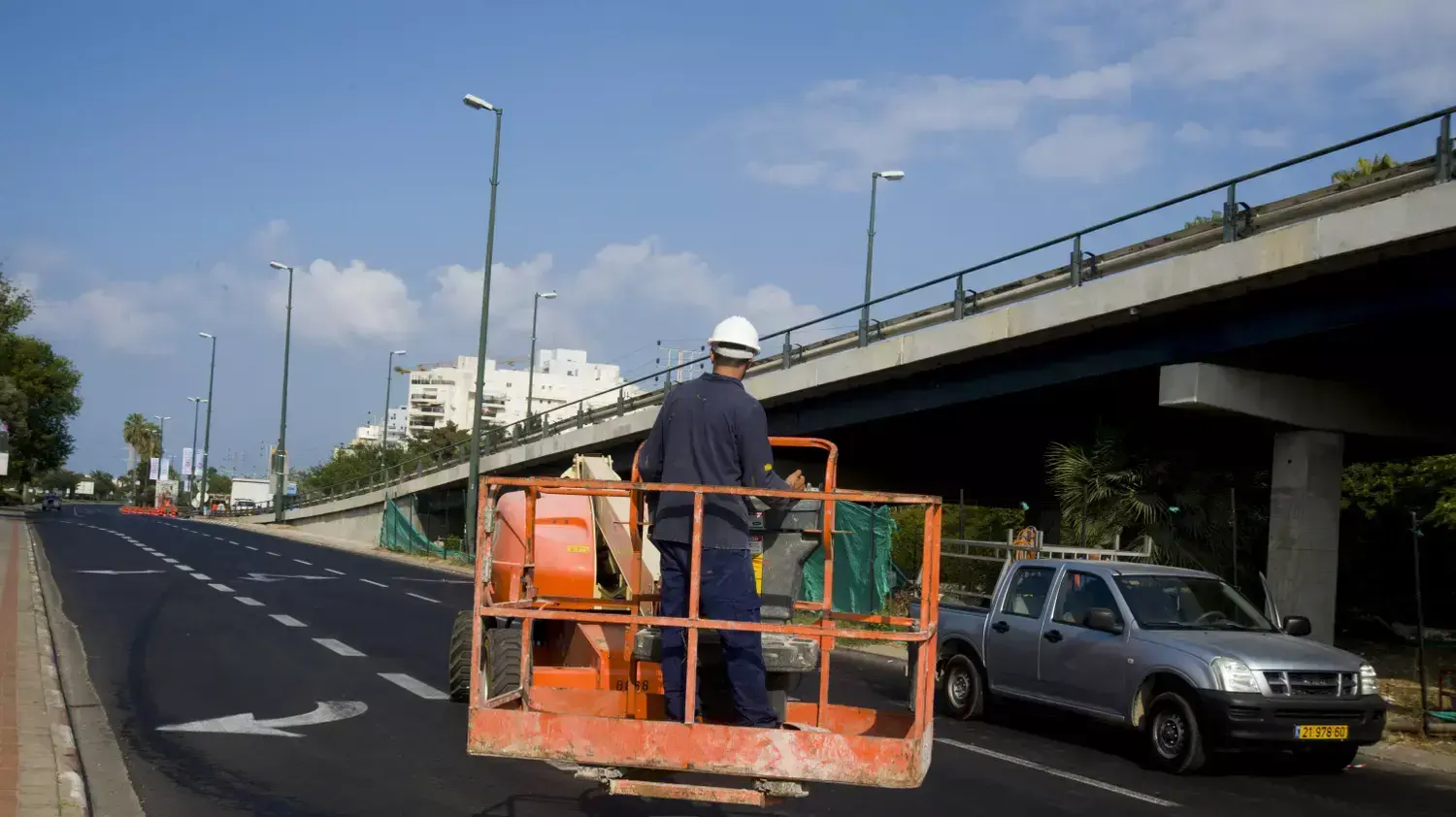 עבודות בגשר רוקח, אוגוסט 2013 עבודות בגשר רוקח, אוגוסט 2013