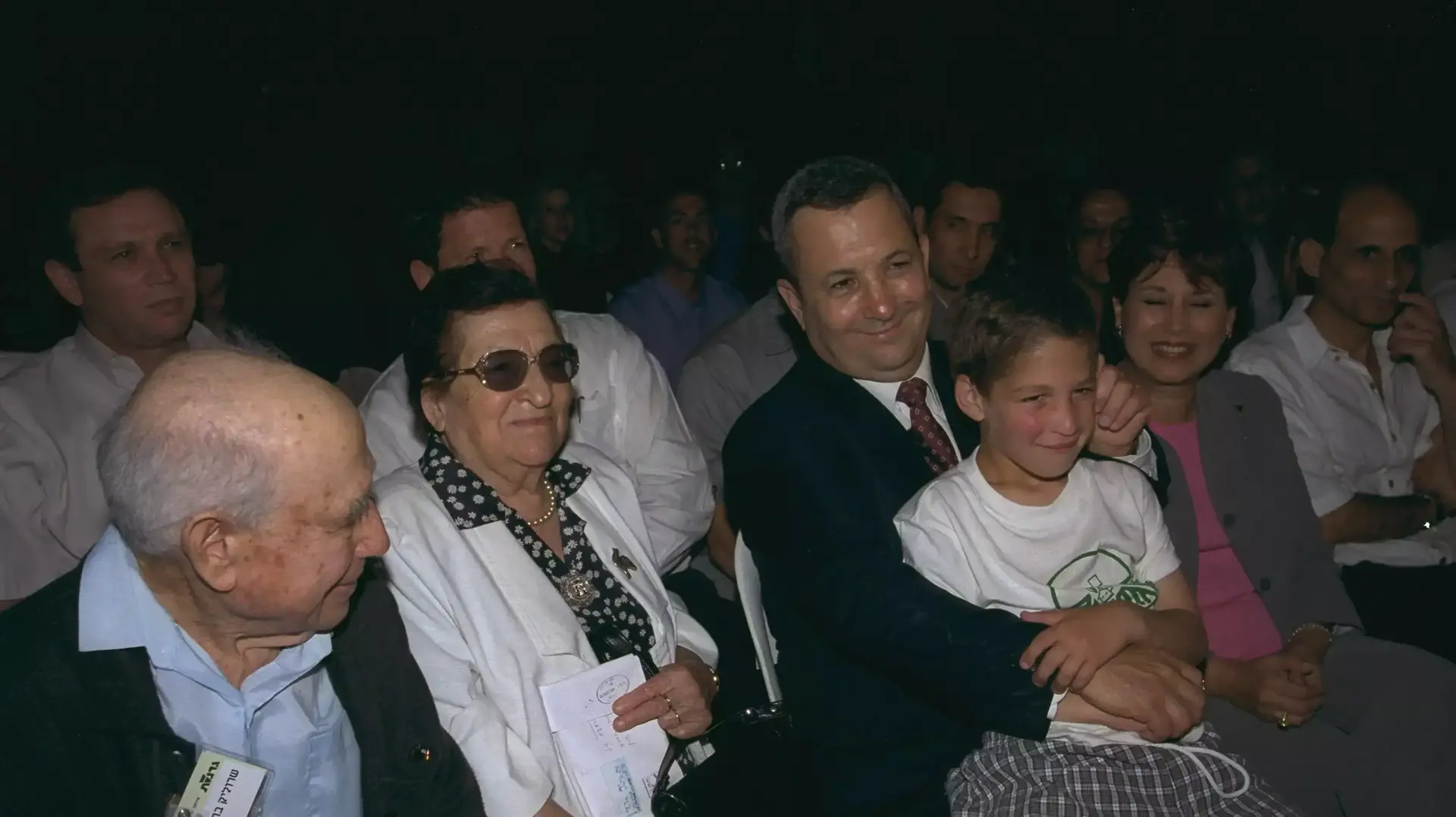 אסתר וישראל ברוג יחד עם אהוד ונאווה ברק