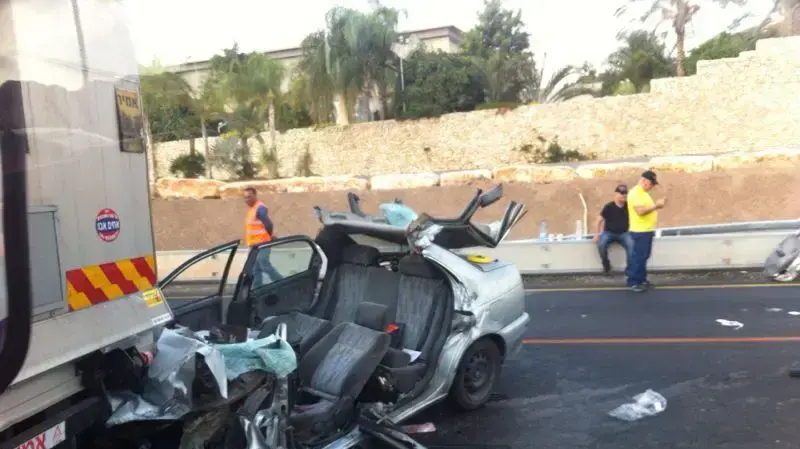 תאונת דרכים בצומת כנות. אוגוסט 2013 תאונת דרכים בצומת כנות. אוגוסט 2013