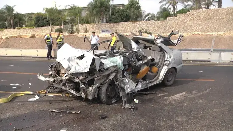 תאונת דרכים בצומת כנות. אוגוסט 2013 תאונת דרכים בצומת כנות. אוגוסט 2013