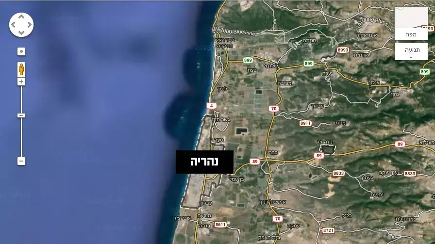 מפת ישראל נהריה עכו מפת ישראל נהריה עכו