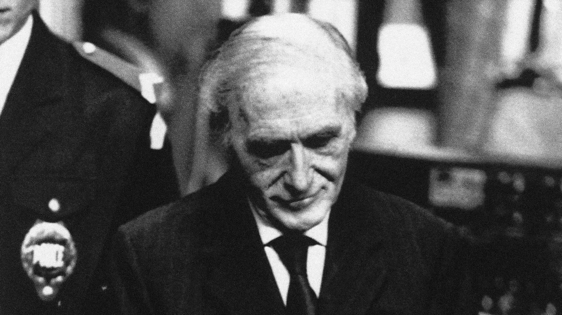 הפושע הנאצי קלאוס ברבי. ליון, צרפת, 1987 הפושע הנאצי קלאוס ברבי. ליון, צרפת, 1987