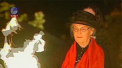 הדלקת משואה בטקס יום השואה ביד ושם