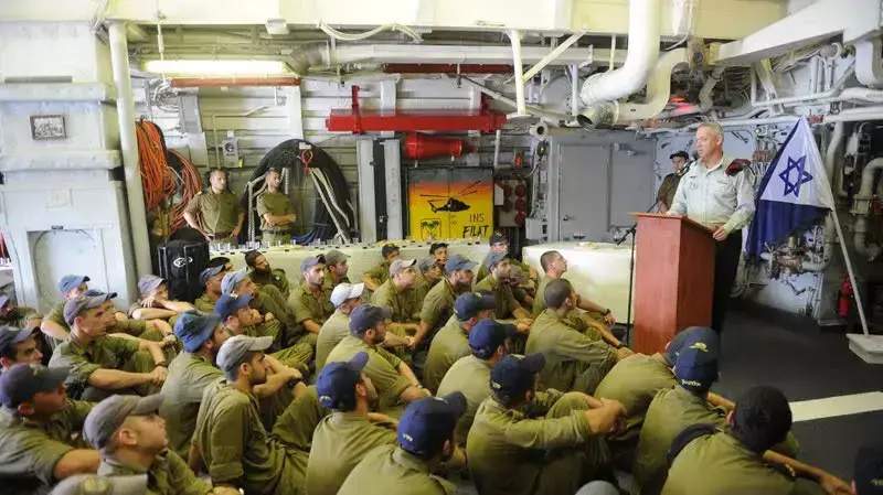 הרמטכ"ל בני גנץ בברכת שנה טובה בבסיס חיל הים הרמטכ"ל בני גנץ בברכת שנה טובה בבסיס חיל הים