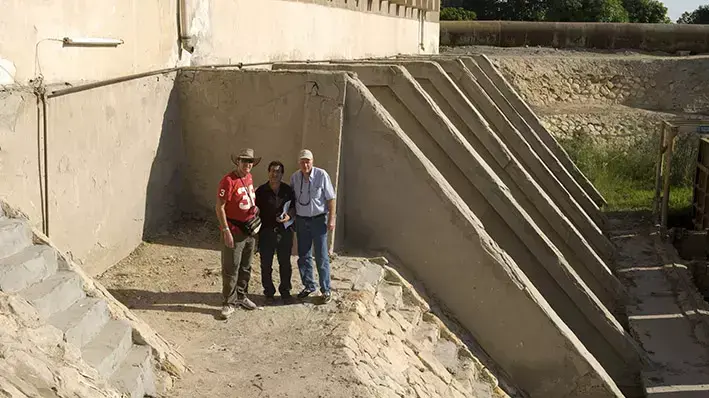 מימין רמי מתן, ברטי אוחיון, ירון פיק בחווה הסינית מימין רמי מתן, ברטי אוחיון, ירון פיק בחווה הסינית