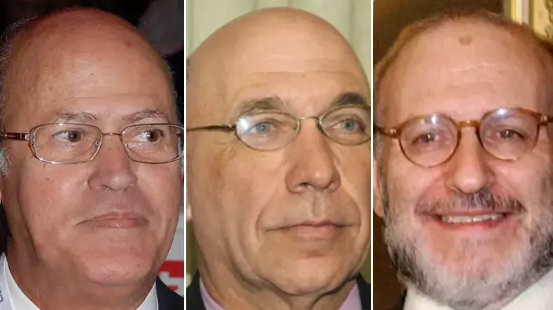מריו בלכר, צבי אקשטיין וויקטור מדינה, המועמדים לתפקיד נגיד בנק ישראל מריו בלכר, צבי אקשטיין וויקטור מדינה, המועמדים לתפקיד נגיד בנק ישראל