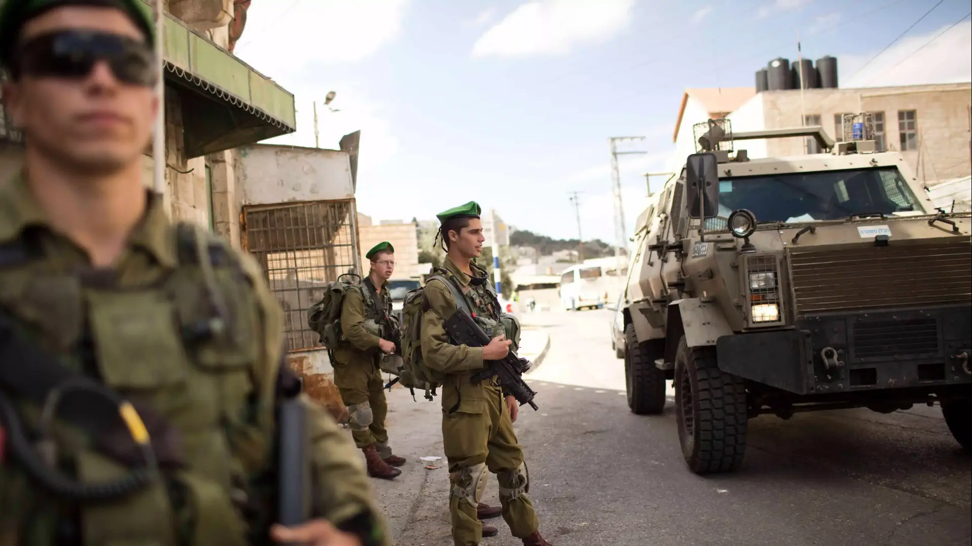 חיילים בחברון, ביום שאחרי פיגוע הירי חיילים בחברון, ביום שאחרי פיגוע הירי