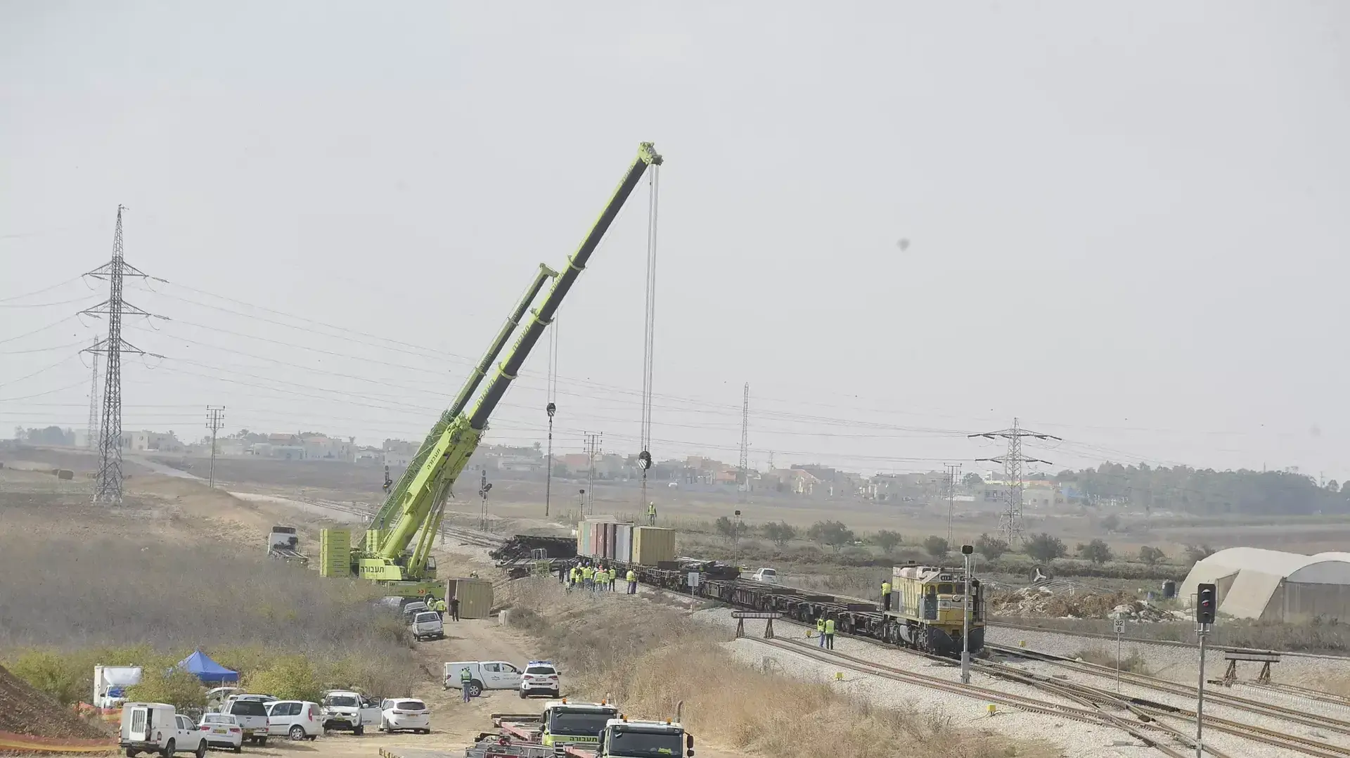 תאונת רכבת ליד קריית גת תאונת רכבת ליד קריית גת