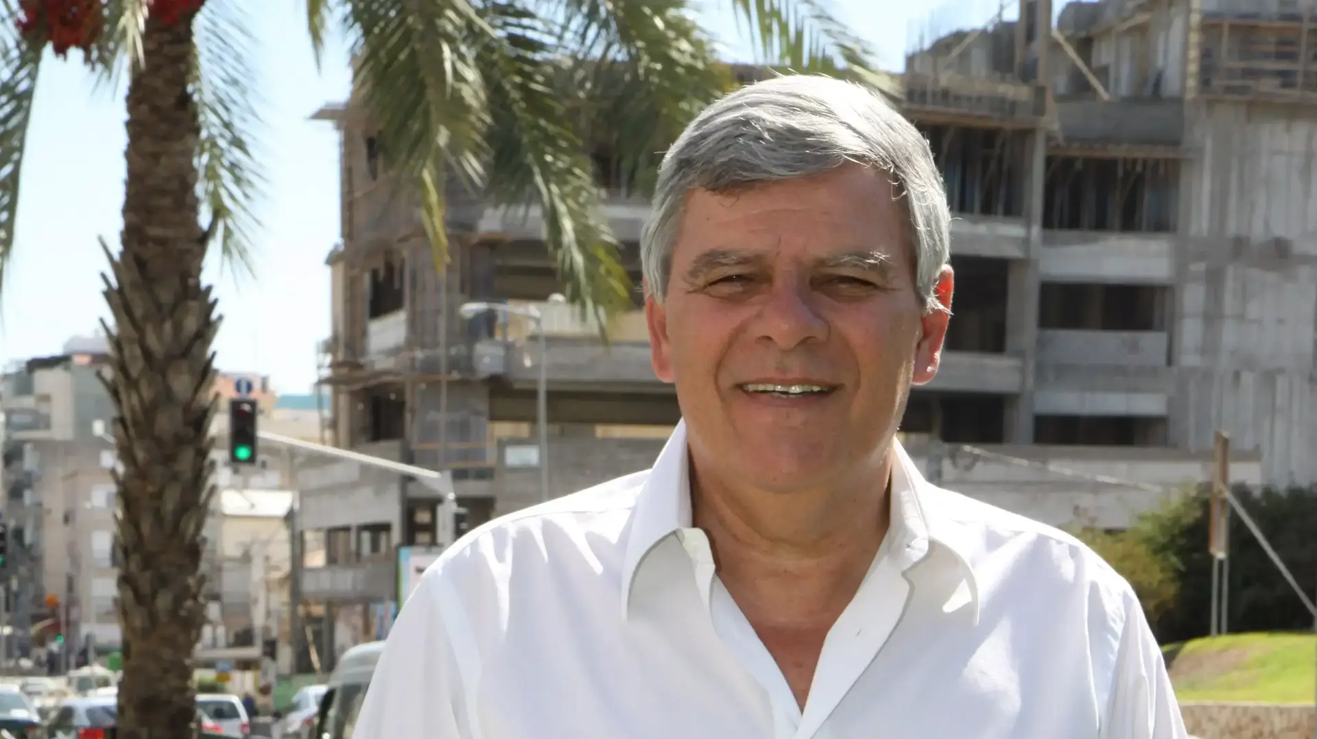 צביקה גנדלמן מועמד לראשות העיר חדרה, אוקטובר 2013