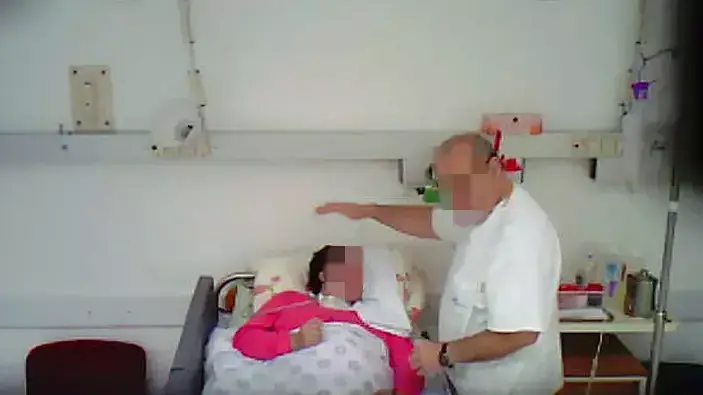 תיעוד ההתעללות במטופלת בתרדמת על ידי הצוות הרפואי בבית החולים אלישע בחיפה